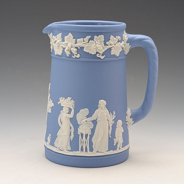 英國復古 Wedgwood Jasperware 淡藍色水壺