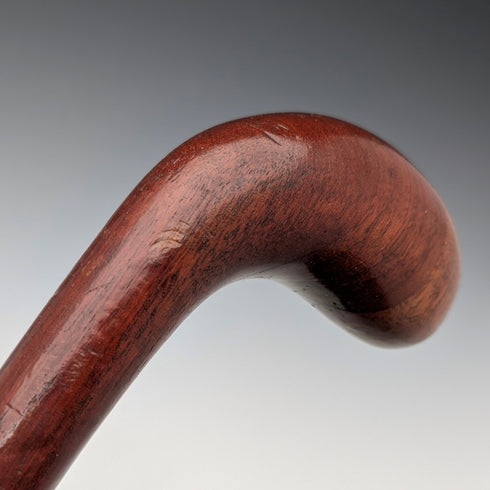 古董英國棕色軸週日手杖風格手杖 88 厘米