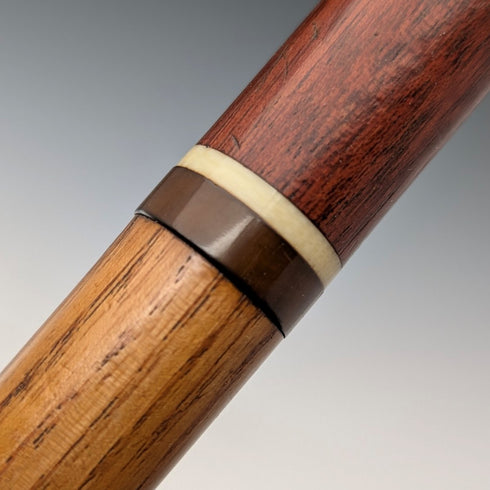 古董英國棕色軸週日手杖風格手杖 88 厘米