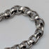 Circa 1900 British Antique Fancy Link Sterling Silver Albert Chain 53g Carriage Fob