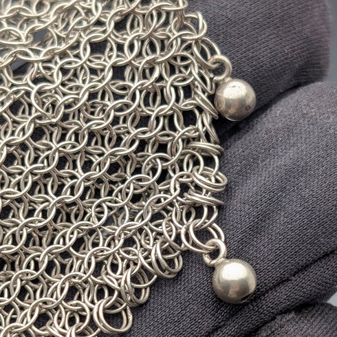 ドイツアンティーク 800シルバー メッシュウォレット 小銭入れ