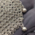 German antique 800 silver mesh wallet with coin purse