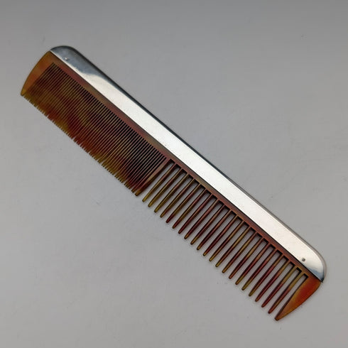 1928 British vintage sterling silver comb by Charles Henry Dumenil