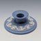 Vintage British Wedgwood Jasperware Candlestick, Pale Blue