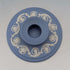 Vintage British Wedgwood Jasperware Candlestick, Pale Blue