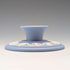 Vintage British Wedgwood Jasperware Candlestick, Pale Blue