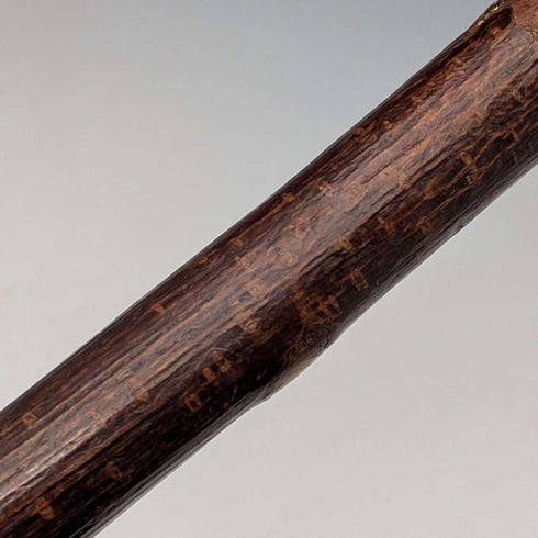 Antique British Scottish horn handled shepherd walking stick 92cm