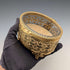 French vintage ormolu footed glass lid jewelry box