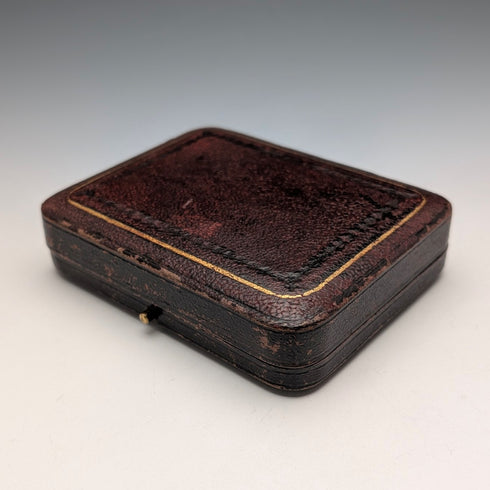 1882 年英國古董純銀卡片盒,57 克,盒裝,狀況良好,Frederick Marson