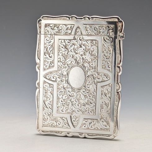 1882 年英國古董純銀卡片盒,57 克,盒裝,狀況良好,Frederick Marson