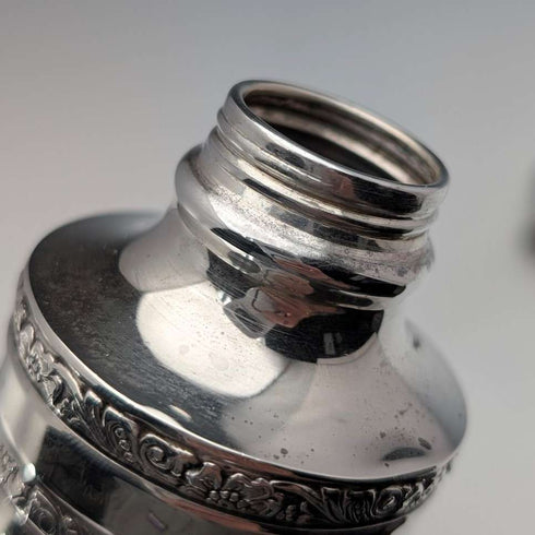 Vintage American sterling silver pepperoni spice rack pair 100g by M. FRED HIRSCH