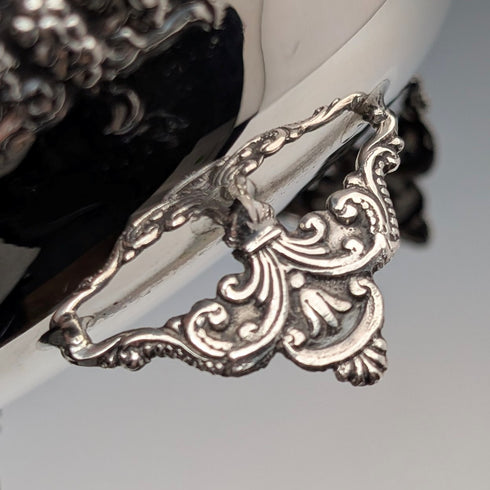 Vintage 830 Silver Cyprus Bowl with Relief Decoration, 83g