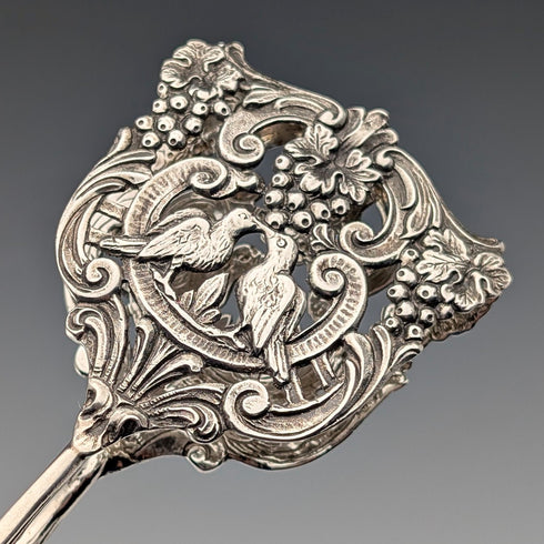 1900年頃 ドイツアンティーク 835シルバー製 ケーキトング