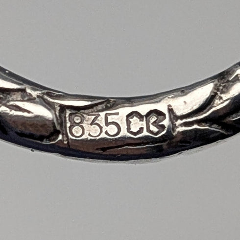 1900年頃 ドイツアンティーク 835シルバー製 ケーキトング