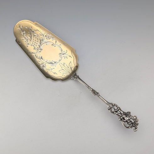 1900年頃 ベルギーアンティーク 800シルバー製 ケーキサーバ 75g