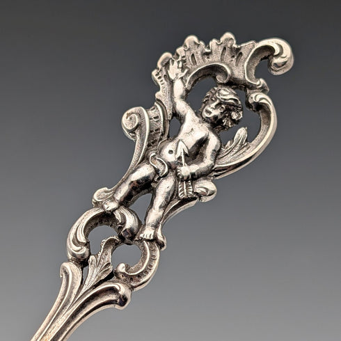 1900年頃 ベルギーアンティーク 800シルバー製 ケーキサーバ 75g