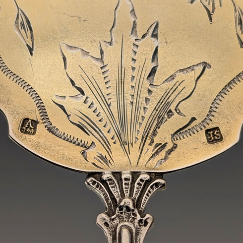 1900年頃 ベルギーアンティーク 800シルバー製 ケーキサーバ 75g