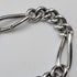 Circa 1900 British Antique Fancy Link Sterling Silver Albert Chain 64g Coin Infob