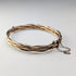 British vintage 10ct rolled gold bracelet with twisted design