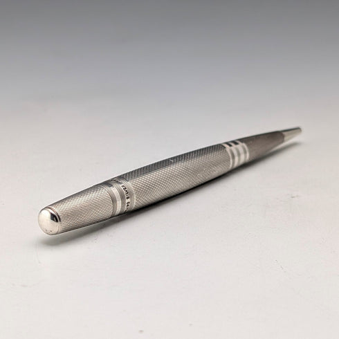 British Vintage Lifelong Sterling Silver Push-Pull Mini Mechanical Pencil