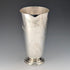 1870 British antique silver plate vase with chinoiserie decoration