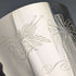 1870 British antique silver plate vase with chinoiserie decoration
