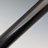 1943 British vintage black shaft curved handle pure silver decorated walking stick 93cm