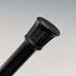 1943 British vintage black shaft curved handle pure silver decorated walking stick 93cm