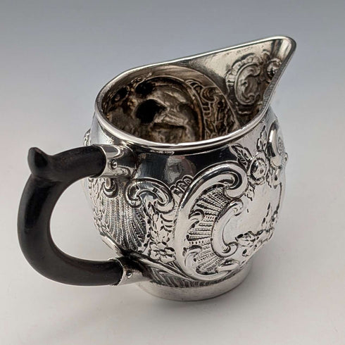ドイツアンティーク 800シルバー製クリームジャグ 69g HANAU SILVER