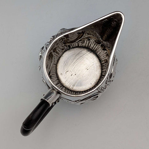 ドイツアンティーク 800シルバー製クリームジャグ 69g HANAU SILVER