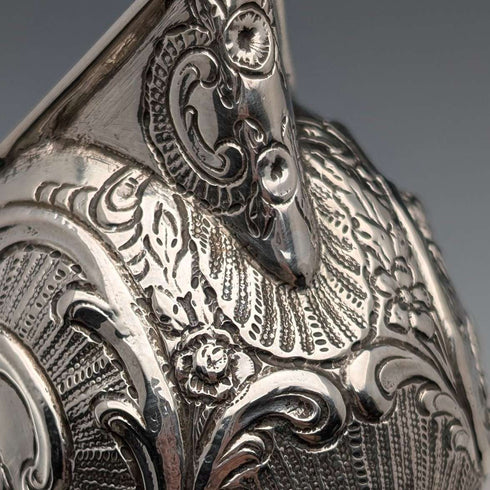ドイツアンティーク 800シルバー製クリームジャグ 69g HANAU SILVER