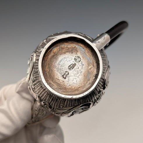 German antique 800 silver cream jug 69g HANAU SILVER