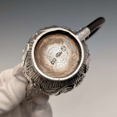 ドイツアンティーク 800シルバー製クリームジャグ 69g HANAU SILVER