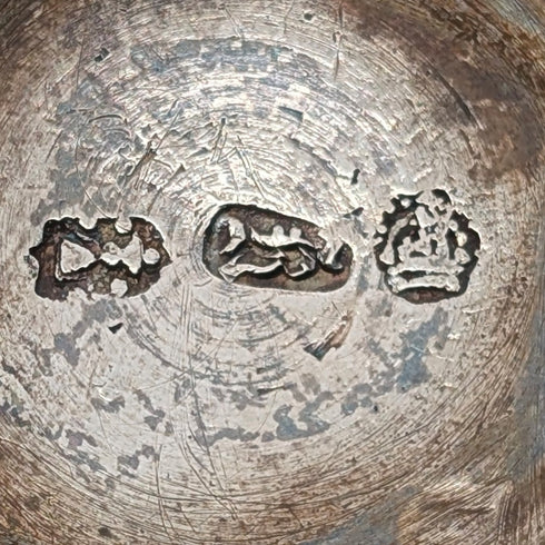 German antique 800 silver cream jug 69g HANAU SILVER