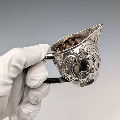 ドイツアンティーク 800シルバー製クリームジャグ 69g HANAU SILVER