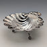 1978 British vintage sterling silver shell-shaped footed dish 124g David Hollander&Son
