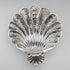 1978 British vintage sterling silver shell-shaped footed dish 124g David Hollander&Son