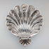 1978 British vintage sterling silver shell-shaped footed dish 124g David Hollander&Son