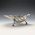1978 British vintage sterling silver shell-shaped footed dish 124g David Hollander&Son