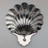 1978 British vintage sterling silver shell-shaped footed dish 124g David Hollander&Son
