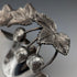 Circa 1900 British antique silver plate strawberry dish, Walker & Hall