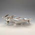 Circa 1900 British antique silver plate strawberry dish, Walker & Hall