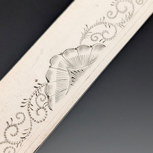 1922年 英国アンティーク 純銀ハンドル カトラリー4ペア Harrison Brothers&Howson トレイ入り