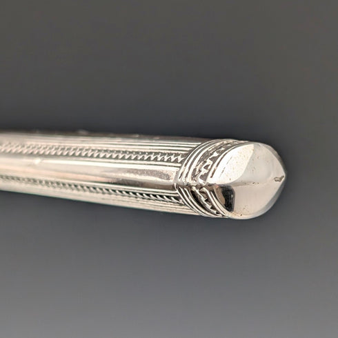 1922年 英国アンティーク 純銀ハンドル カトラリー4ペア Harrison Brothers&Howson トレイ入り