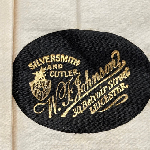 1928年 英国ヴィンテージ 純銀製ハンドル カトラリー6ペア ケース入り Yates Brothers