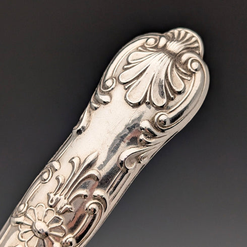 1928年 英国ヴィンテージ 純銀製ハンドル カトラリー6ペア ケース入り Yates Brothers