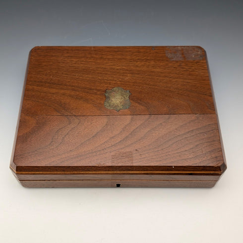 後期ビクトリアン 英国アンティーク シルバープレート製 カトラリー6ペア 木箱入り