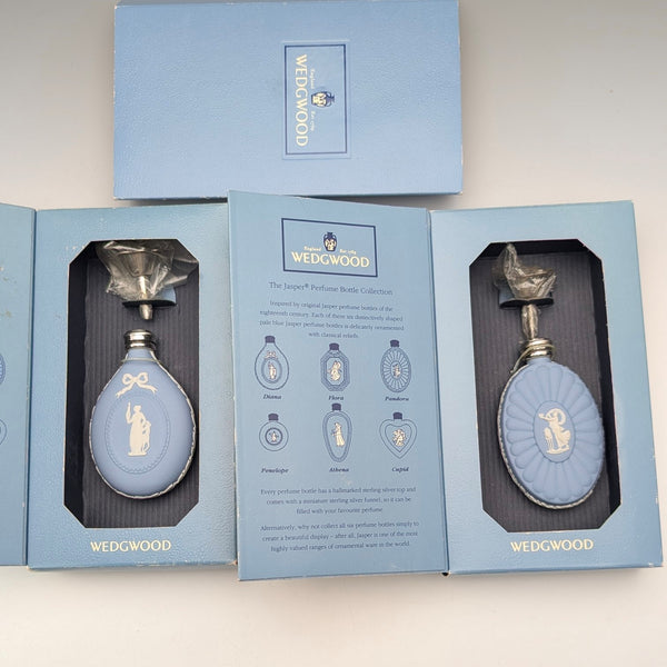 英國復古 Wedgwood Jasperware 香水瓶一對(紙盒包裝)