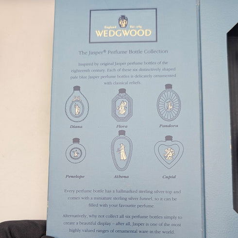 英國復古 Wedgwood Jasperware 香水瓶一對(紙盒包裝)