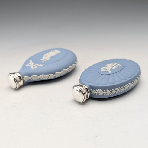 英國復古 Wedgwood Jasperware 香水瓶一對(紙盒包裝)
